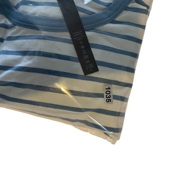 Lululemon Crewneck T-Shirt Short Sleeve Men's Size XXL Blue Gray Athleisure Gym - Picture 7 of 7